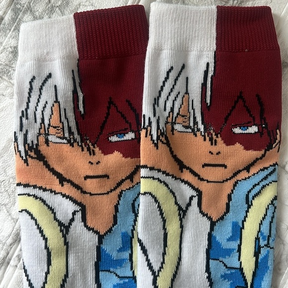 My Hero Academia Socks-shoto todoroki - Picture 2 of 3